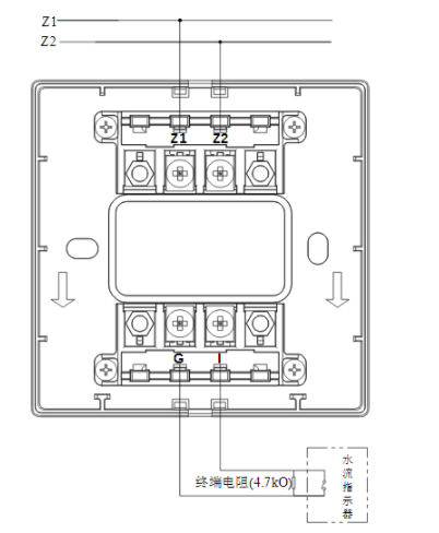 河南河南海湾消防GST-LD-8300B输入模块常开无源触点接线图