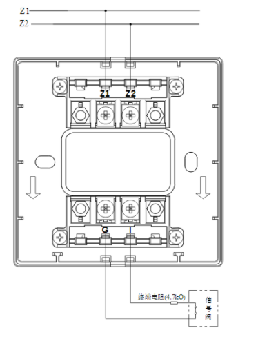 河南海湾GST-LD-8300B输入模块常闭无源触点接线图