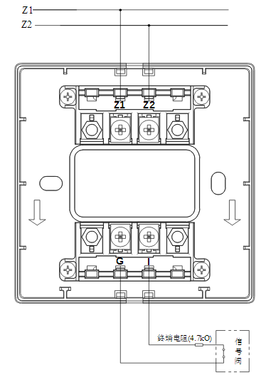 河南河南海湾消防GST-LD-8300B输入模块常闭无源触点接线图